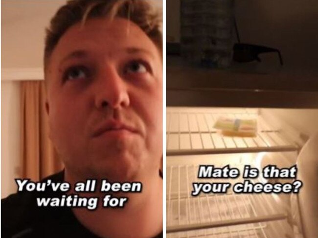 Man’s ‘disgusting’ find in hotel room fridge
