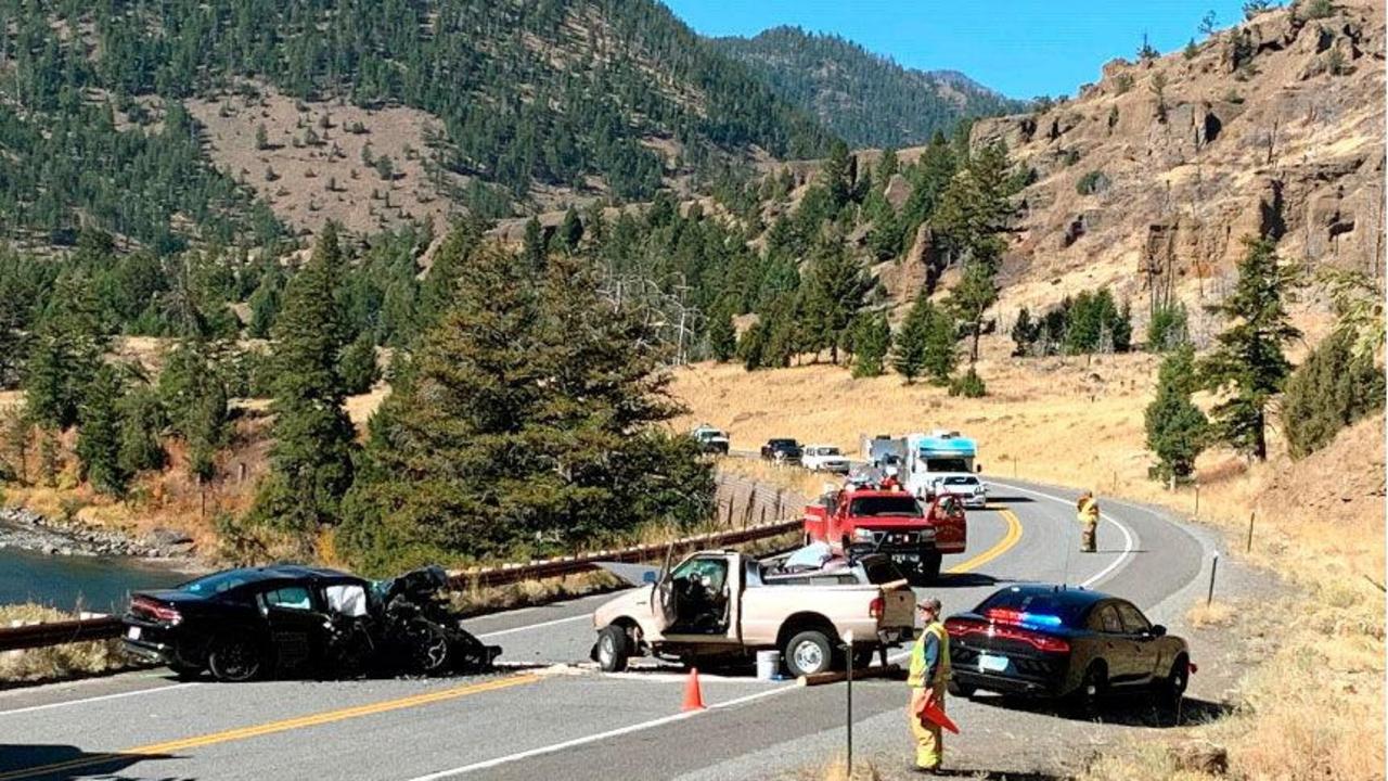 Kenneth Stone and four other people were injured in the October 6 crash near Yellowstone National Park. Picture: Wyoming Highway Patrol