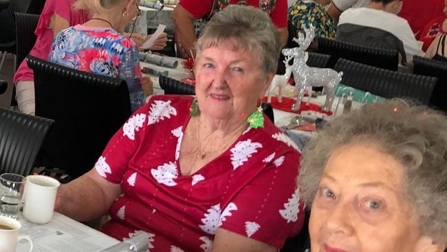 The Gympie and Cooloola communities are in mourning after a fatal crash at Tinana claimed one of their own. Bev Nimmo (in red shirt) is being remembered for her sense of humour, while thoughts and wishes remain with Sylvia Kyte (in white) as she fights for life in hospital.