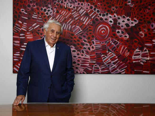 Harry Triguboff in his office at Meriton. Picture: John Appleyard