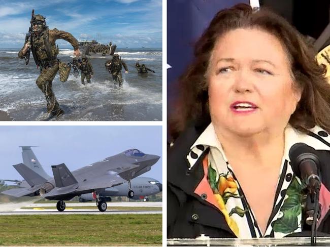 Gina wants huge military spending increase