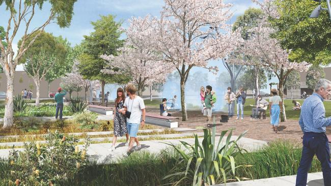 Artist's Impression of Penrith's City Park development. Picture: Penrith City Council