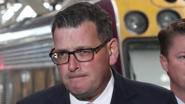 Chinese media outlets have promoted Daniel Andrews’ trip to the country. Picture: David Crosling