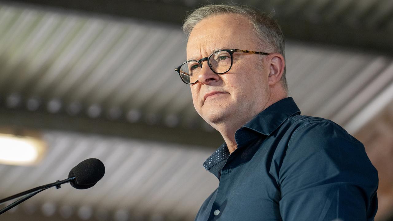 Prime Minister Anthony Albanese Picture: Yothu Yindi Foundation/Nina Franova via NewsWire