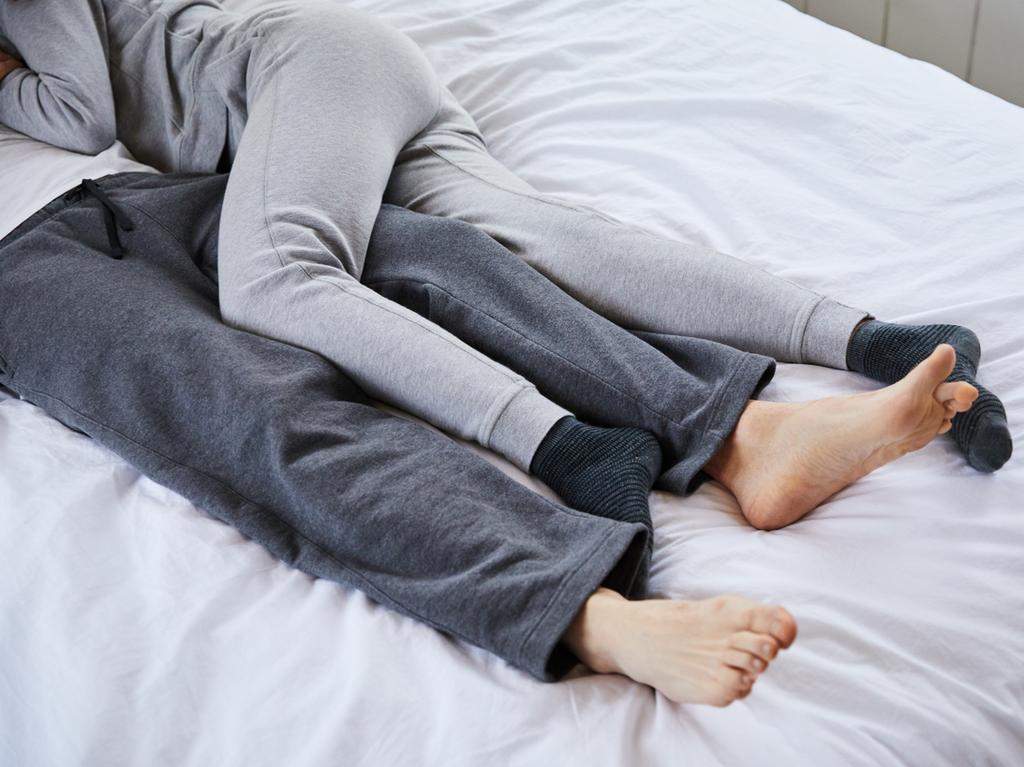 Researchers advise against wearing socks to bed 