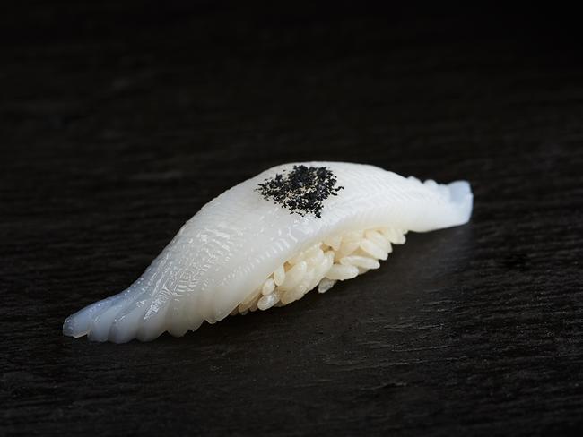 Minamishima nigiri calamari.