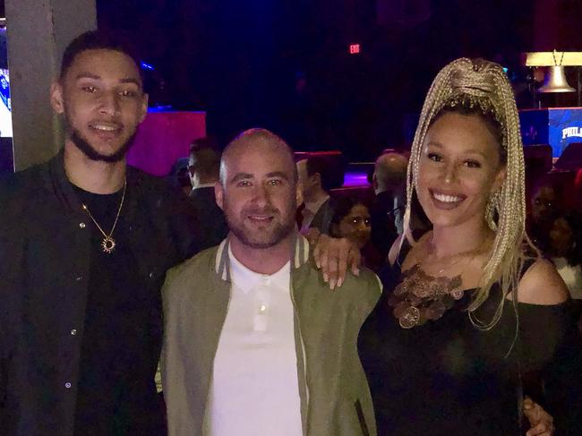 Ben Simmons, Sean Tribe and Olivia Simmons.