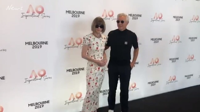 Anna Wintour and Baz Luhrmann in Melbourne