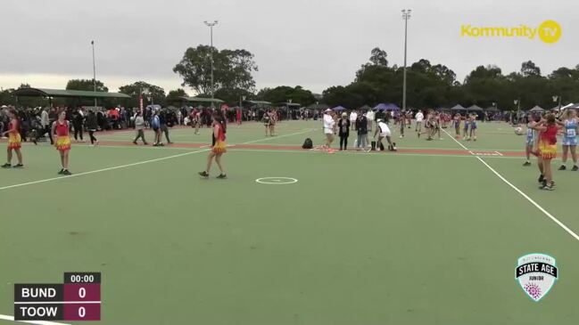 Replay: Netball Queensland State Age Titles - Bundaberg v Toowoomba Blue (U12)