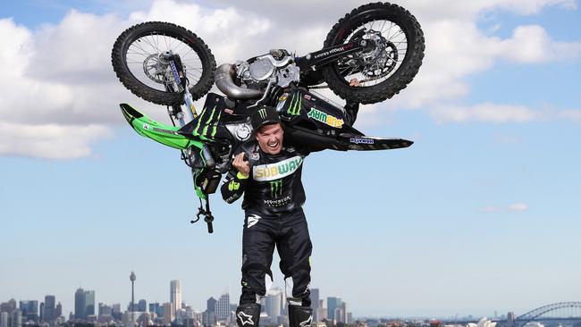 X Games motocross best trick champion Jackson Strong says the event will be “something really special.” Picture: Brett Costello