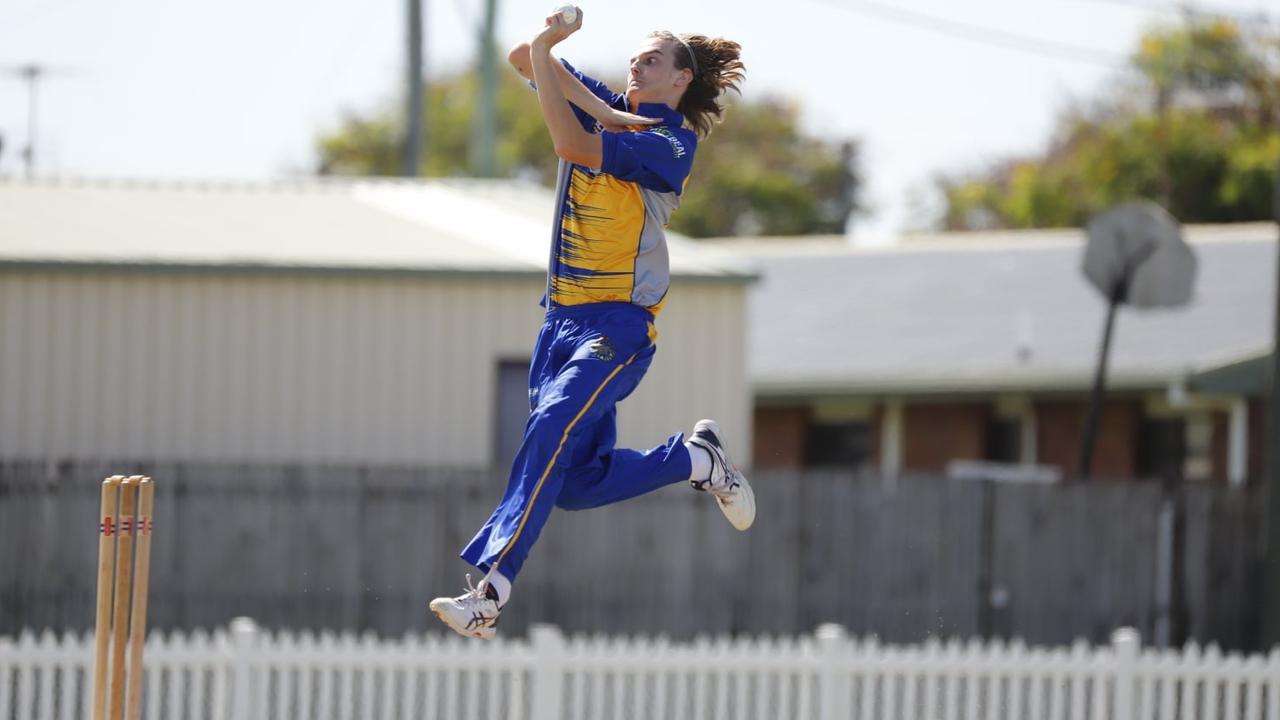 Harrison Holmes for Souths Sharks Cricket Club.