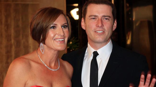 Thorburn and Stefanovic at the 2011 Logies.