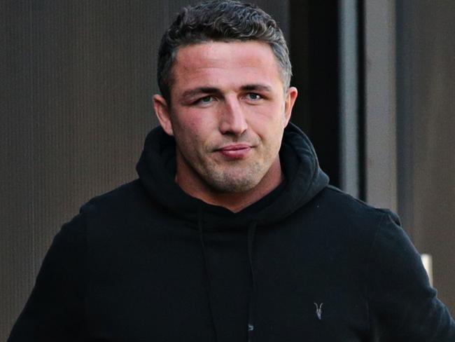 South Sydney Rabbitos ex-player Sam Burgess leaving Redfern oval on the 4th May 2020. Photographer: Adam Yip