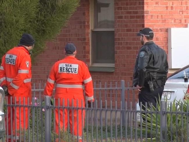 A young boy has been flown to hospital with serious burns after a car fire in Whyalla Stuart. The 4-year-old was seated in the car parked in a driveway when fire took hold, badly burning his face and body. Picture: 7NEWS