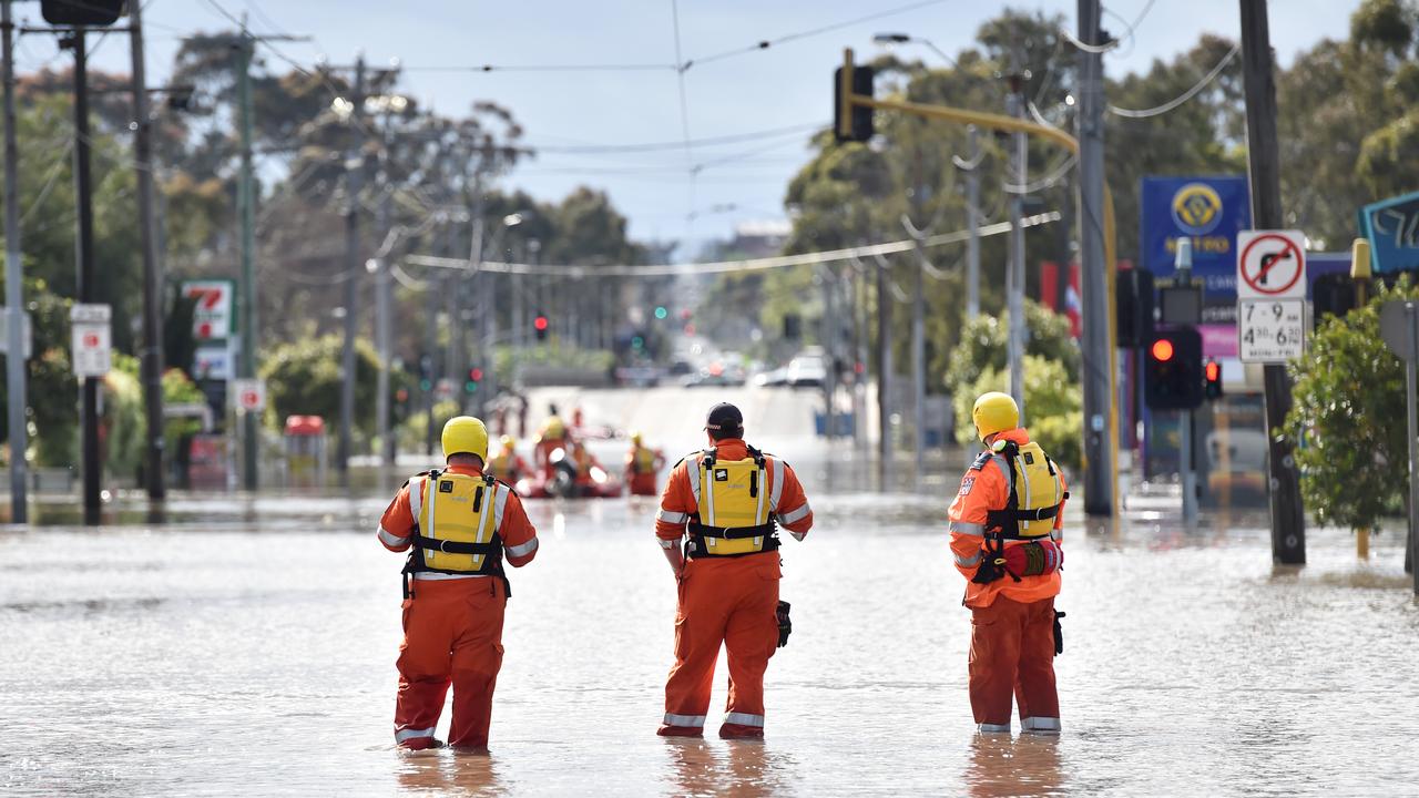 A ‘watch and act’ was issued ahead of the Maribyrnong floods. Picture: Nicki Connolly