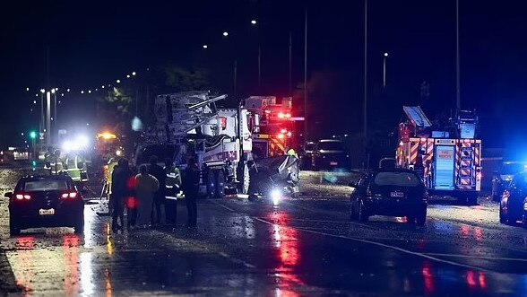 The fatal car crash on New Zealand’s South Island claimed four lives. Picture: 1News.