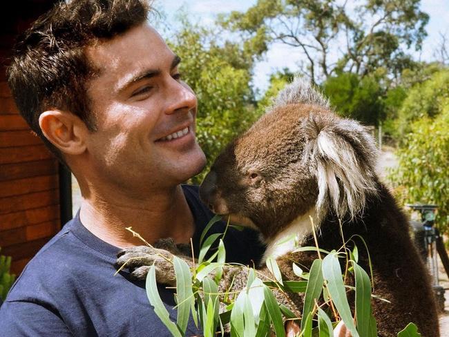 Zac Efron has been a regular visit Down Under. Picture: Instagram