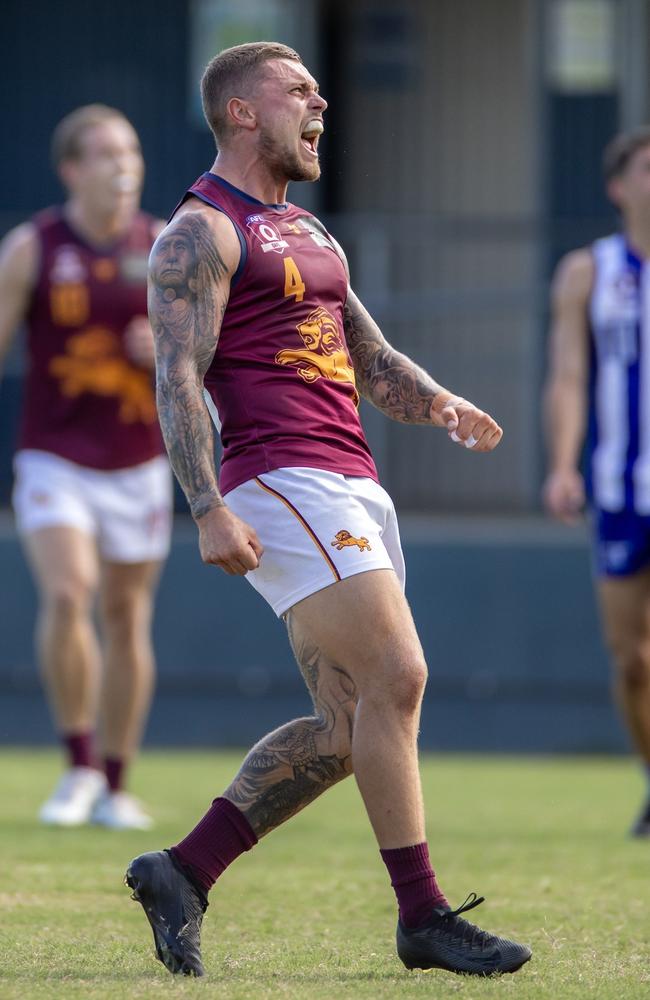 Tom Simpson in action for Palm Beach Currumbin. Picture: TJ Yelds Sports Photography.