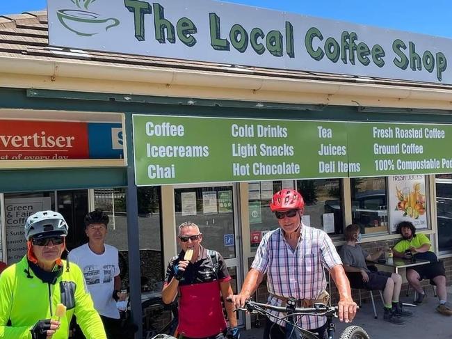 Cafes popular with cyclists ahead of TDU – The Local Coffee Shop at Hallett Cove. Picture: Facebook