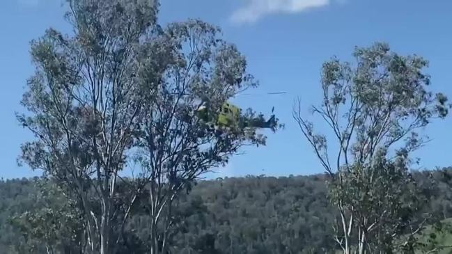 Seriously injured motorbike rider airlifted to SCUH from paddock