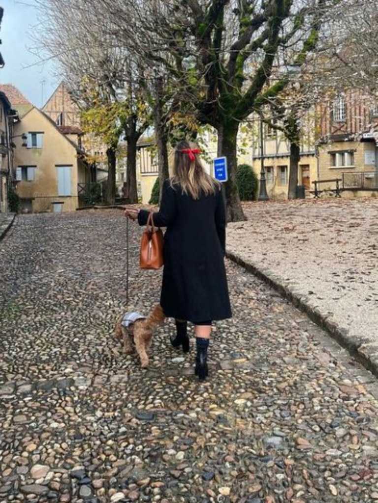 Ms Higgins has been sharing photos of her life in France. Picture: Brittany Higgins/Instagram