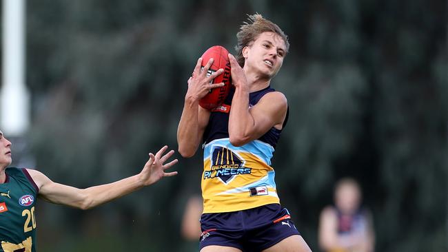 Brodie Jones. (Photo by Jonathan DiMaggio/AFL Photos/via Getty Images)