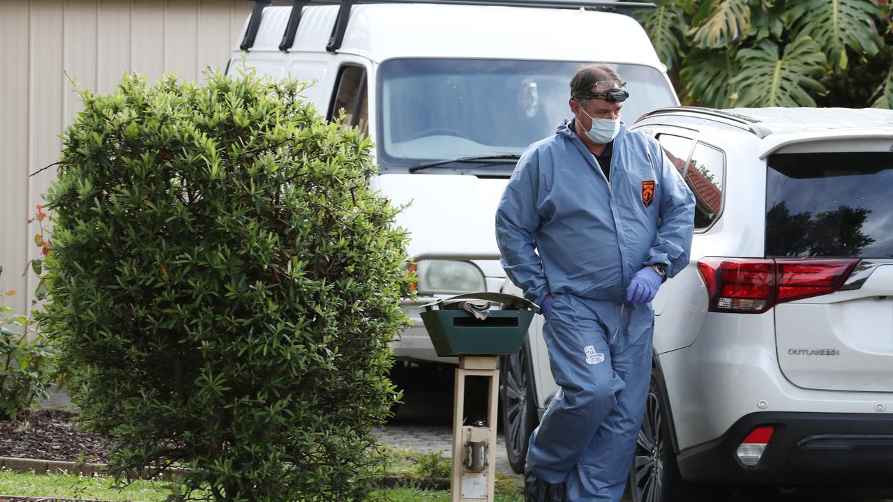 Both Michelle Darragh and Ben Coman were found inside the house with life threatening injuries. Picture: David Crosling