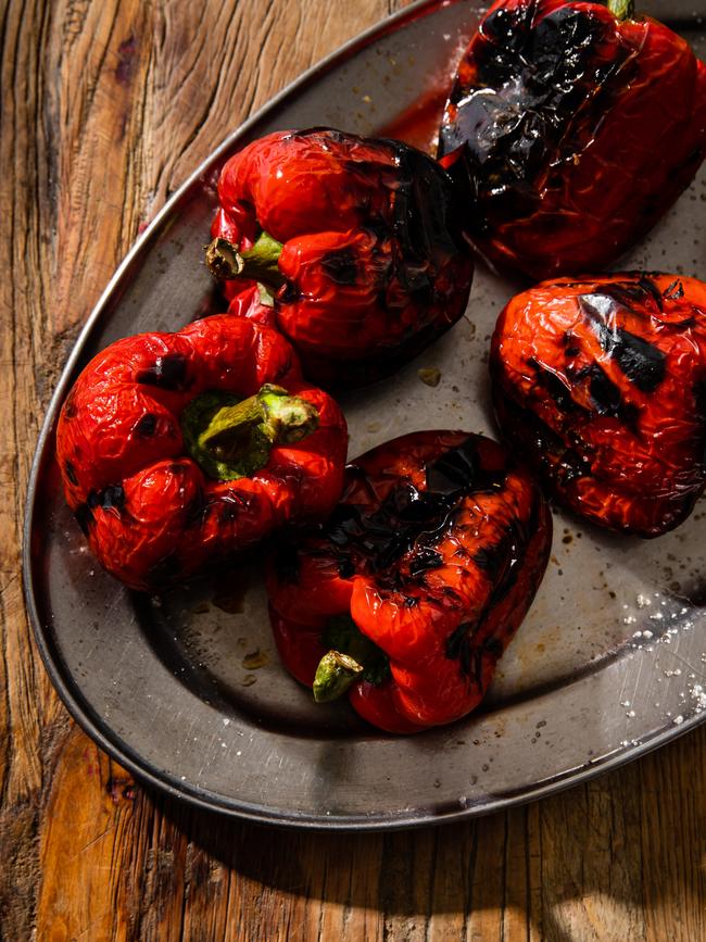 Roasted capsicums are warming and vibrant. Photo: Nikki To