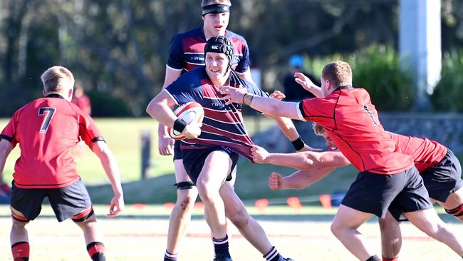 TSS player Billy Tonkin GPS First XV rugby between Terrace and The Southport School. Saturday July 22, 2023. Picture, John Gass