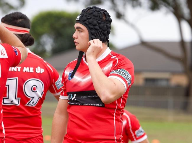 Eagles backrower Jerome Taateo. Picture: East Campbelltown Eagles