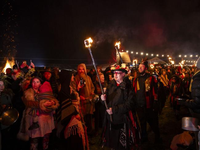 Willie Smith's Midwinter Festival 2024 at Huonville - Wassail. Picture: Caroline Tan