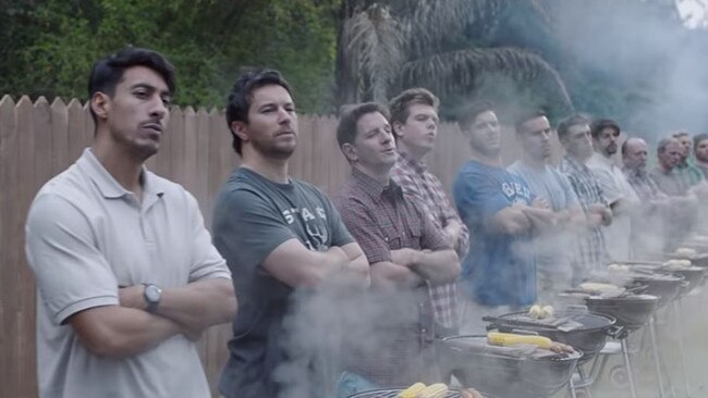 Scene from a new Gillette ad that deals with issues of "toxic masculinity". Picture: YouTube