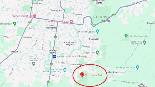 Human remains were discovered by a hiker at Glen Lomond Park in Middle Ridge, sparking a police investigation. The park is on the outskirts of Toowoomba and features popular walking trails.