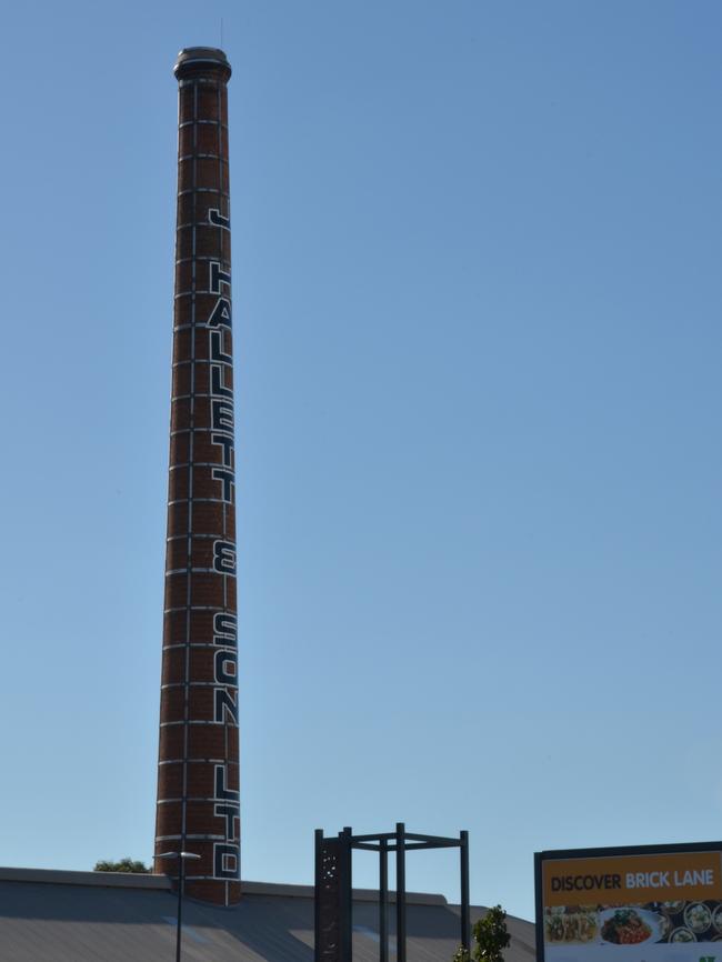 $1.5m has been spent restoring this 102-year-old chimney stack. Picture: Cathryn McLauchlan