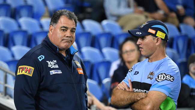 Meninga is trying to rebuild the battling club. AAP Image/Dave Hunt.