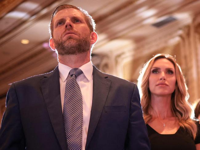 Eric and Lara Trump. Picture; Win McNamee/Getty Images/AFP