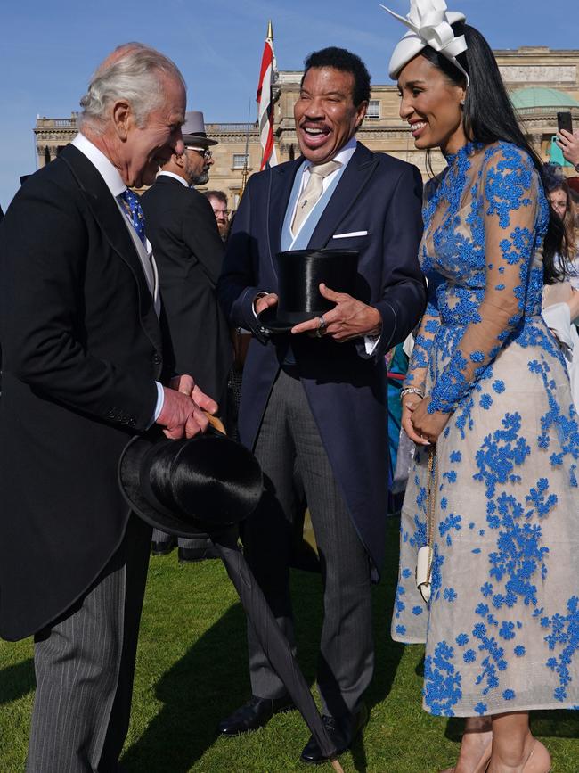 Charles greeted the A-list guest and his girlfriend. Picture: Yui Mok - WPA Pool/Getty Images