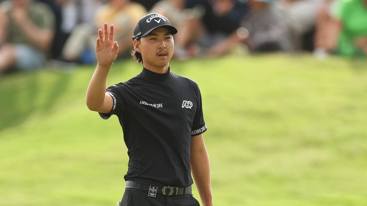 Min Woo Lee is a red hot chance of winning both the Australian Open and the PGA (Photo by Mark Metcalfe/Getty Images)