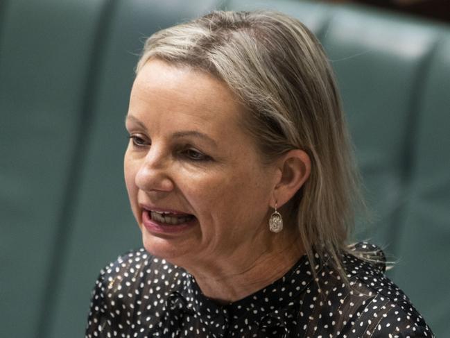 CANBERRA, AUSTRALIA - NewsWire Photos FEBRUARY 15, 2022: , Canberra. Picture : Sussan Ley MP during Question Time at Parliament House in Canberra. Picture: NCA NewsWire / Martin Ollman