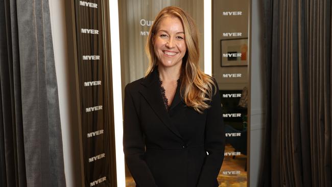 New Myer executive chair Olivia Wirth: hold that email. Picture: John Feder