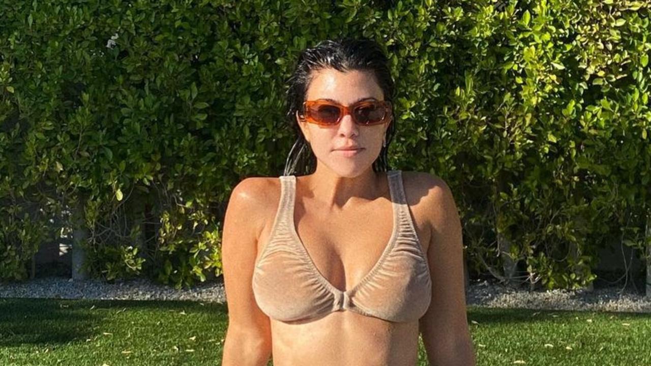 Kourtney Kardashian rocks tiny nude-look bikini on Instagram | The  Advertiser