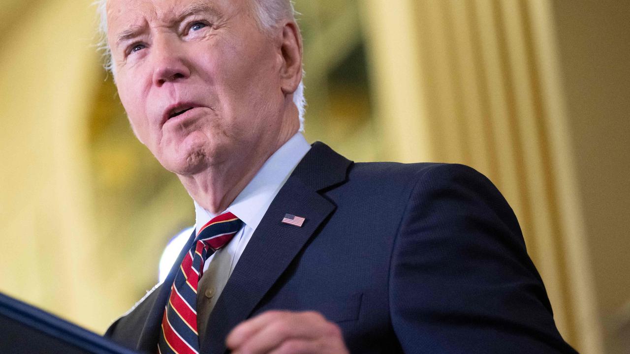 US President Joe Biden condemned the “shocking and unconscionable” incident. Picture: Saul Loeb/AFP