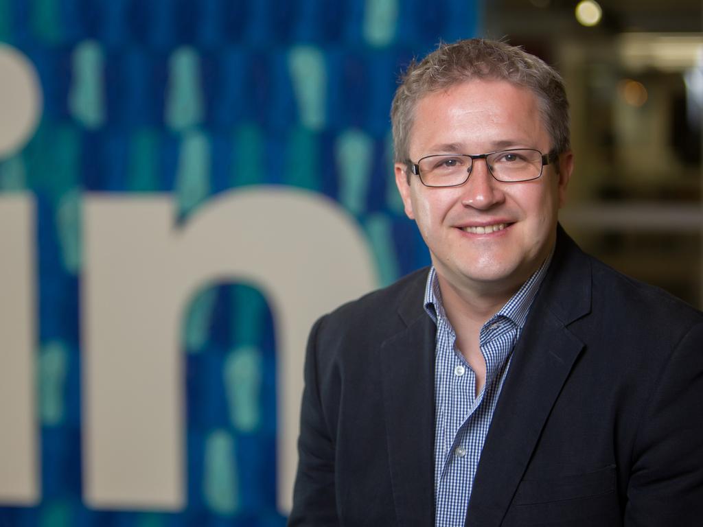 LinkedIn’s Adam Gregory says there are more than 18,000 specific short courses available on the professional networking site. Picture: Supplied