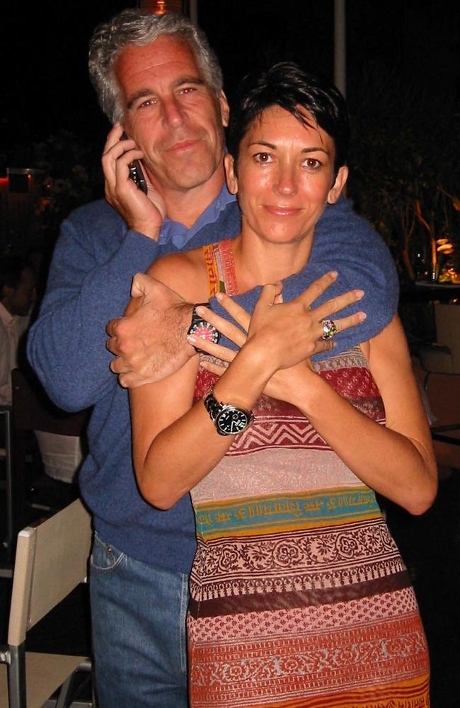 Disgraced financier and sex offender Jeffrey Epstein pictured with Ghislaine Maxwell. Picture: US District Court for the South District of New York