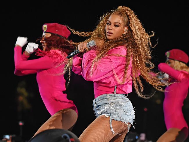 Beyonce at the 2018 Coachella Valley Music And Arts Festival. Picture: Frank Micelotta/PictureGroup/Sipa USA