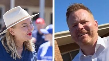 Liberal candidate for Black Amanda Wilson has accused Labor candidate Alex Dighton of intimidating behaviour at prepolling booths