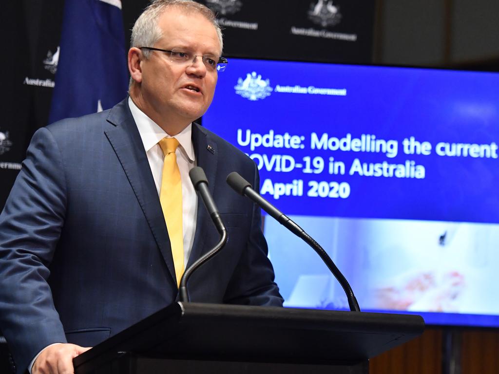 Prime Minister Scott Morrison said the sacrifices Aussies have made has paid off. Picture: AAP Image/Mick Tsikas