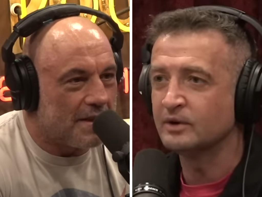 Joe Rogan and Michael Malice. Picture: YouTube