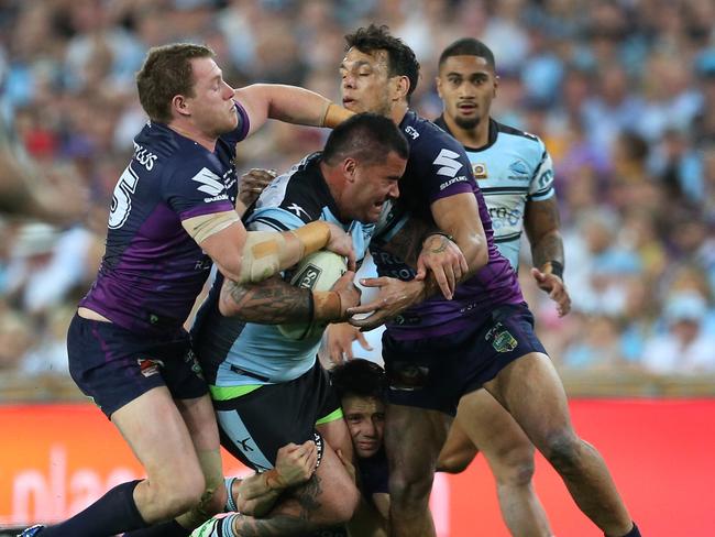 Andrew Fifita was the fans’ favourite for the Clive Churchill medal.