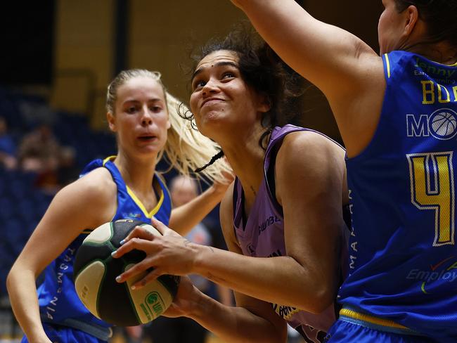 Penina Davidson in action for the Boomers. (Photo by Daniel Pockett/Getty Images)